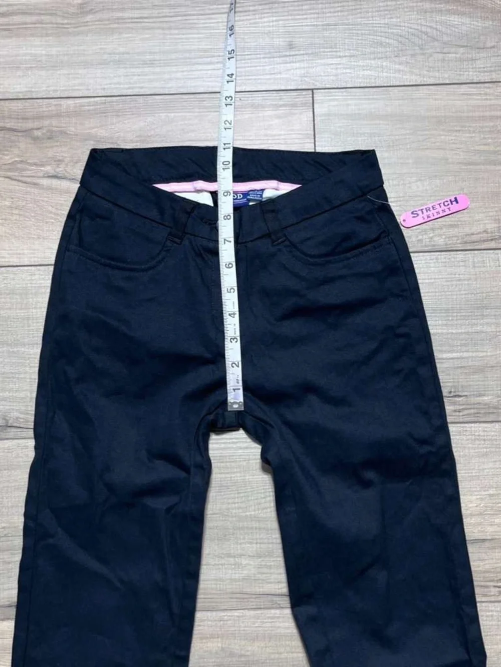 Izod Girls Skinny Schoolwear Uniform‎ Pants Size 1 Regular Black